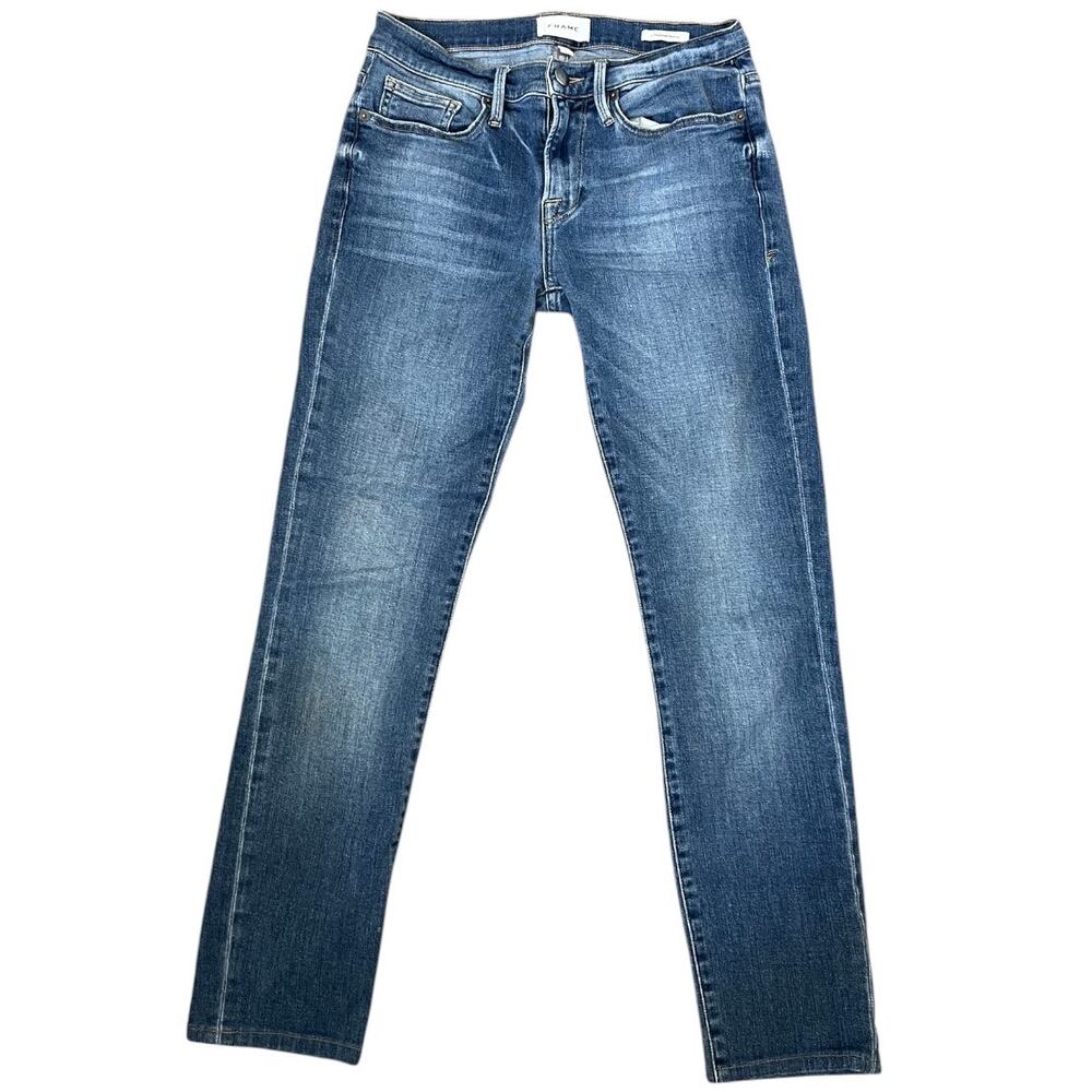 FRAME L’Homme Skinny Jeans Size 28 premium Stretch Denim casual relaxed